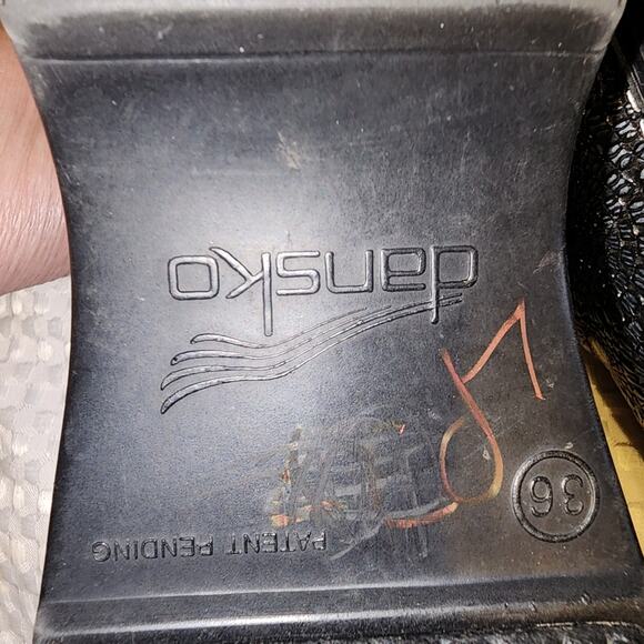 DANSKO GUC WOMENS sz 36 SLIPON CLOG SHOES - Picture 9 of 11